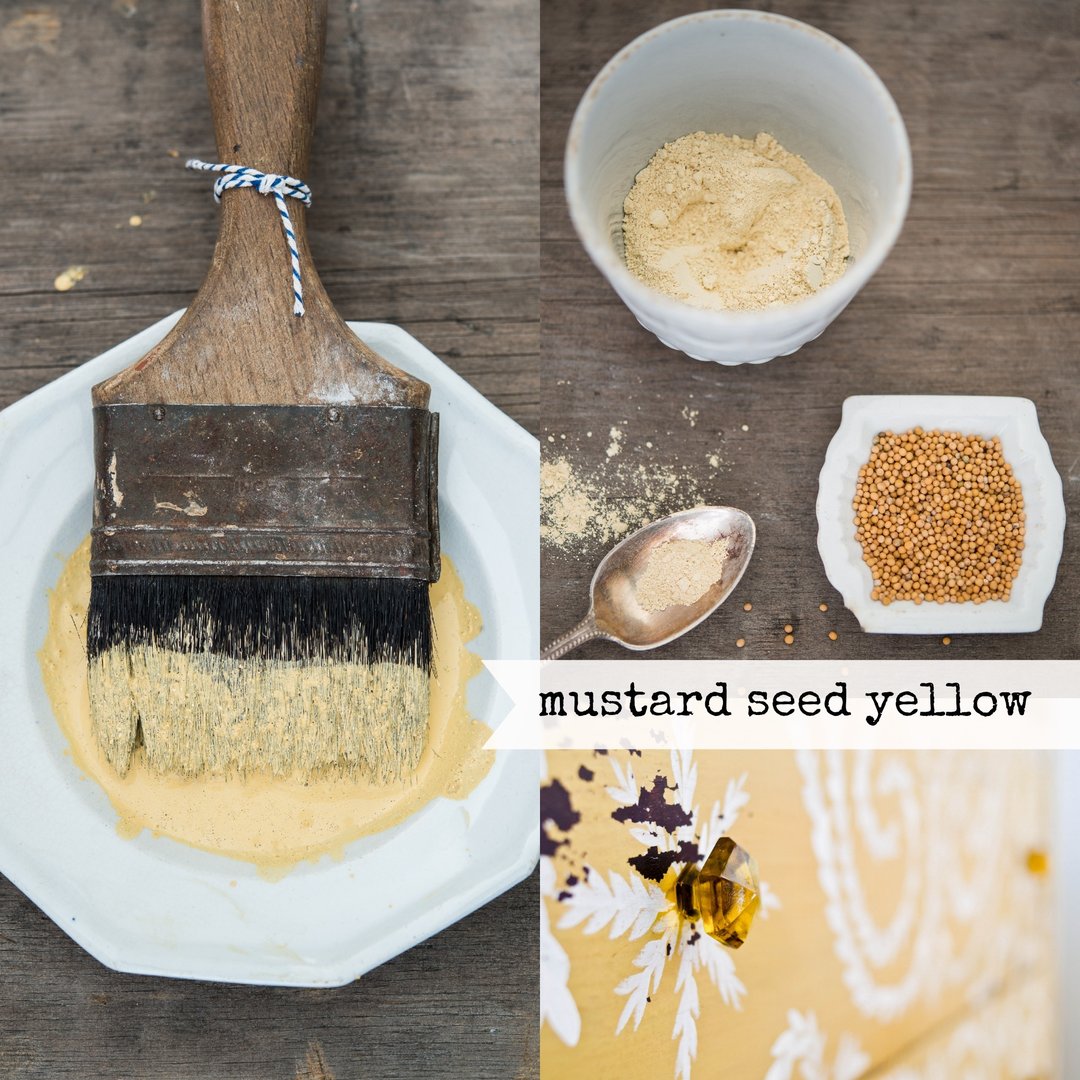 Peinture au lait- Mustard Seed Yellow
