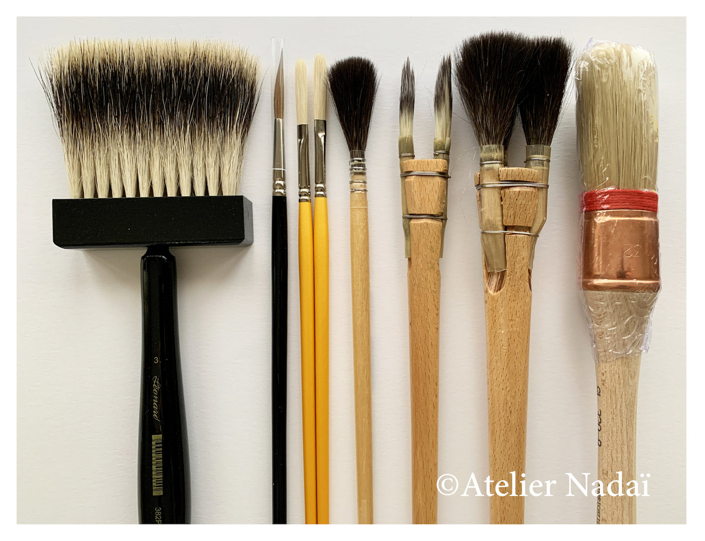 Faux marble brush mini kit for oil paint