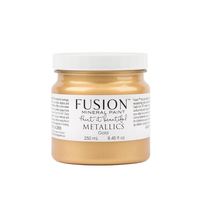Fusion Mienral Paint Metallics - Gold 250ml